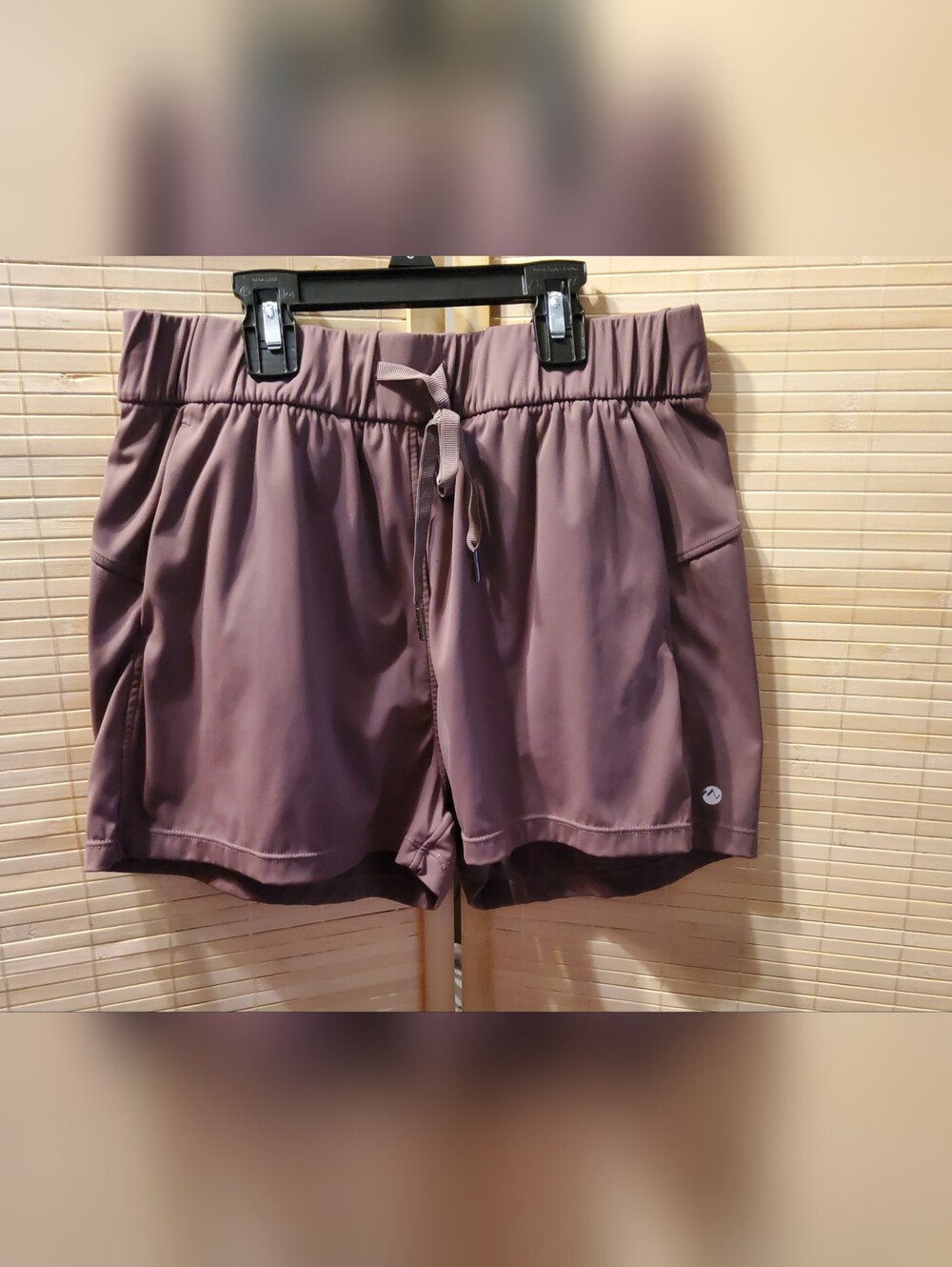 Women’s Athletic Drawstring Shorts in Mauve